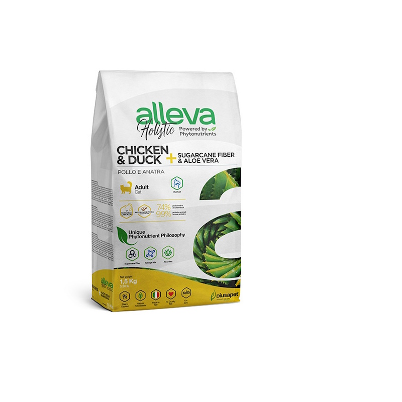 Alleva holistic cat hairball piletina i pačetina 