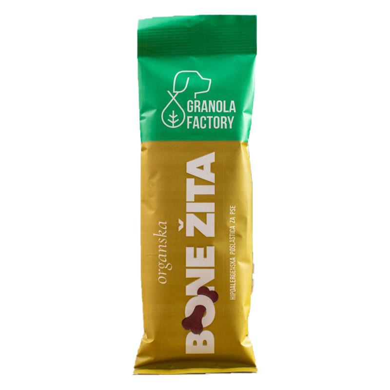 Bone žita poslastica za pse 20g zelena