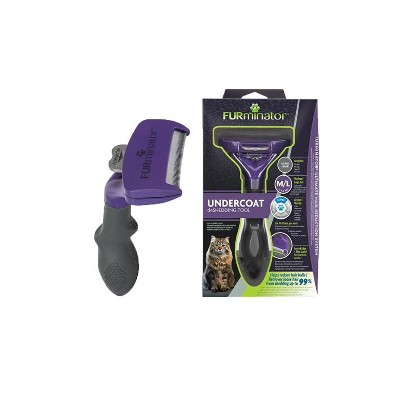 Furminator za dugodlake mačke M/L 