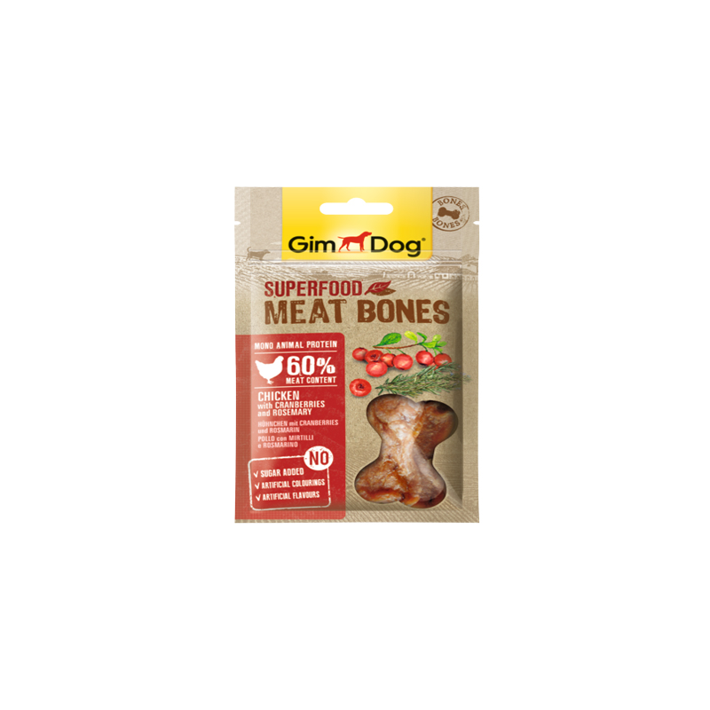 Gim Dog piletina brusnica 70g