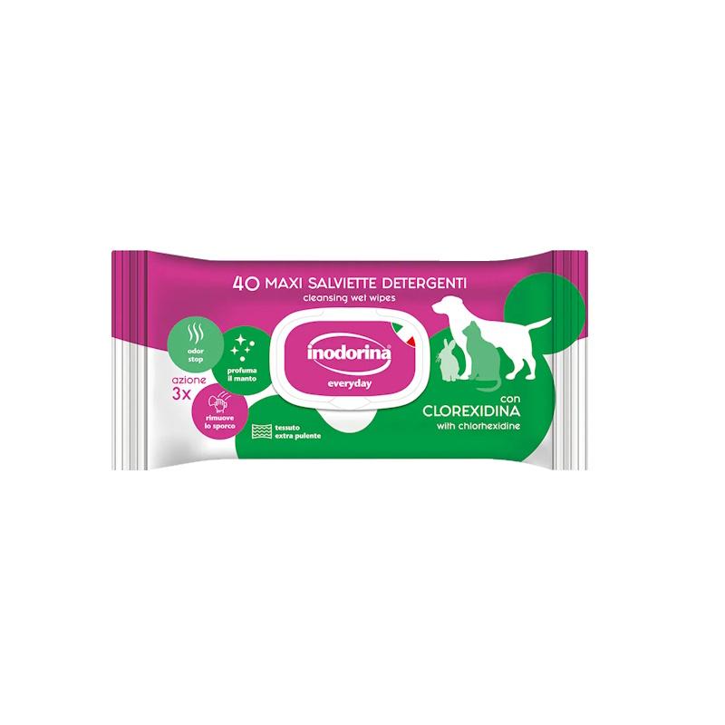 INODORINA vlažne maramice chlorexidine 40kom