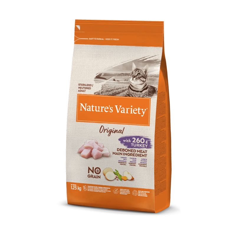 Nature's Variety original bez žitarica ćuretina za sterilisane mačke  7 kg