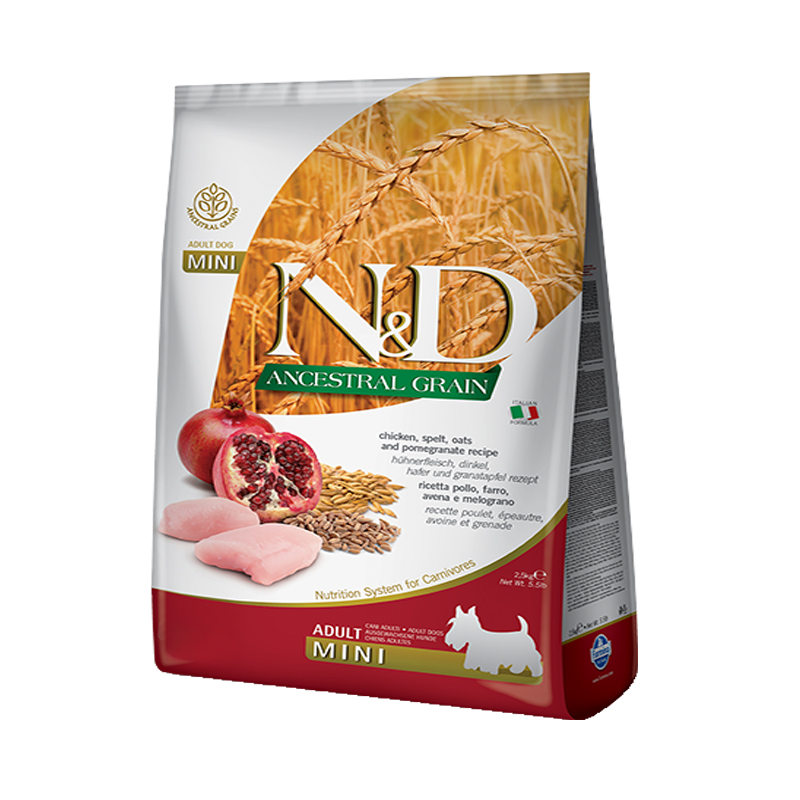 ND dog low grain mini adult piletina 