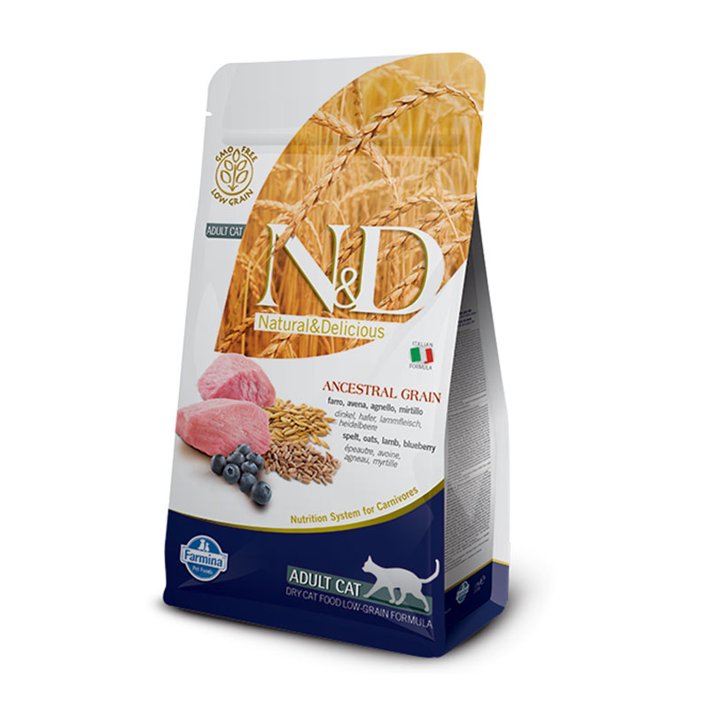 ND low grain hrana za mačke jagnjetina 