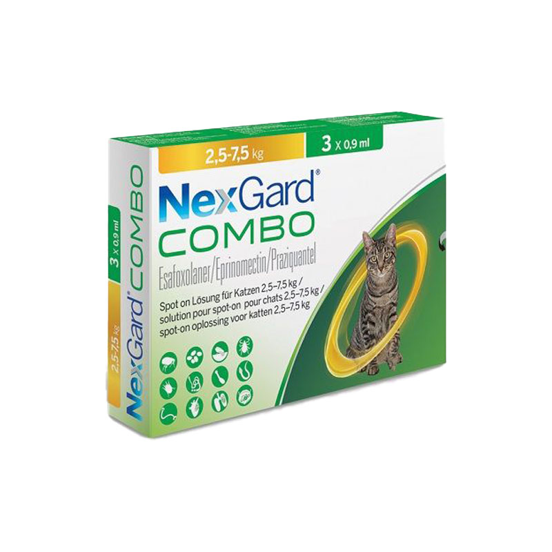 Nexgard combo L 2.5-7.5kg 