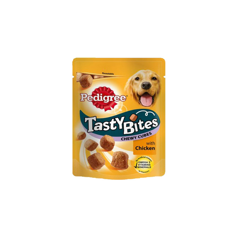 Pedigree tastey bites cubes piletina 130g