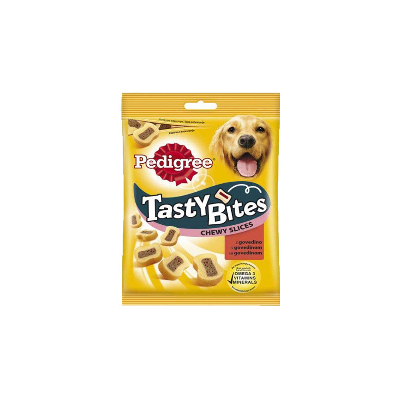 Pedigree tasty bites silces govedina 155g