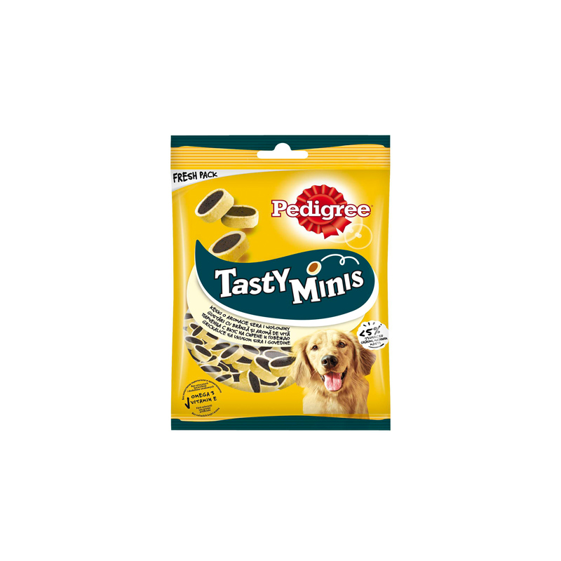Pedigree tasty minies sa sirom 140g