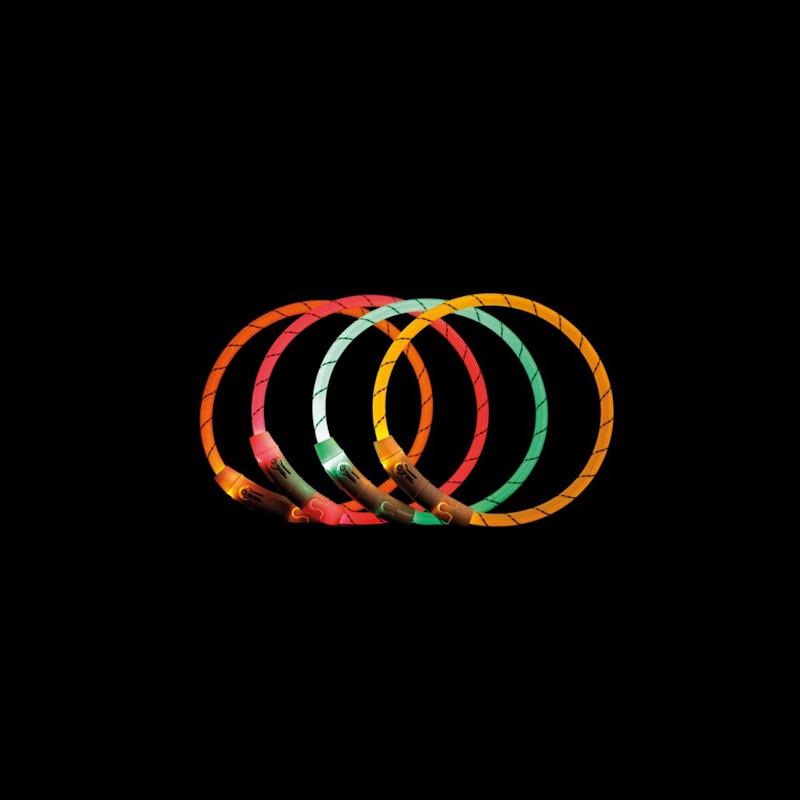 Trixie svetleća ogrlica usb zelena