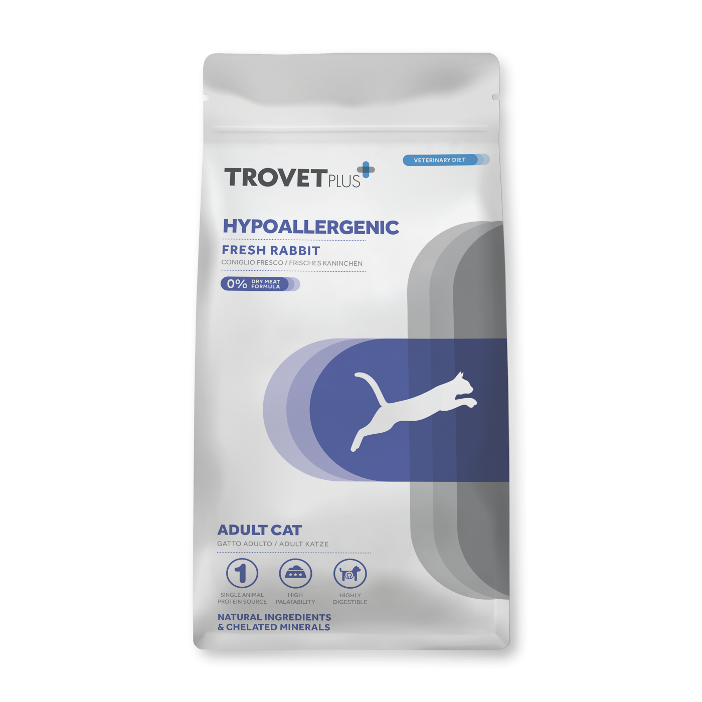 Trovet plus hypoallergenic zečetina 1.2kg za mačke