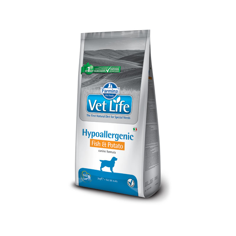Vet life HypoAllergenic Fish&Potato 2kg