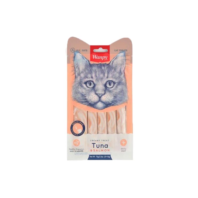 Wanpy creamy lickable treats - tuna and shrimp